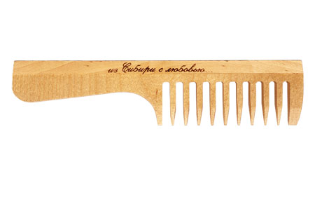 WOODEN COMB WITH HANDLE RD3301